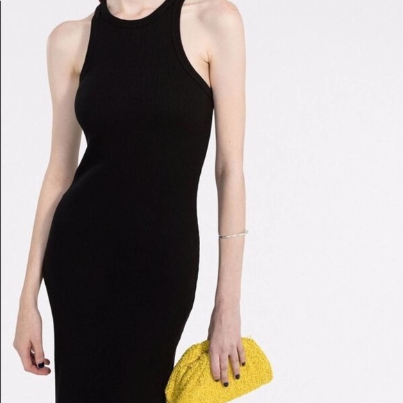 Agnes B. Dresses & Skirts - Agnès B | Vintage ribbed jersey dress size small black